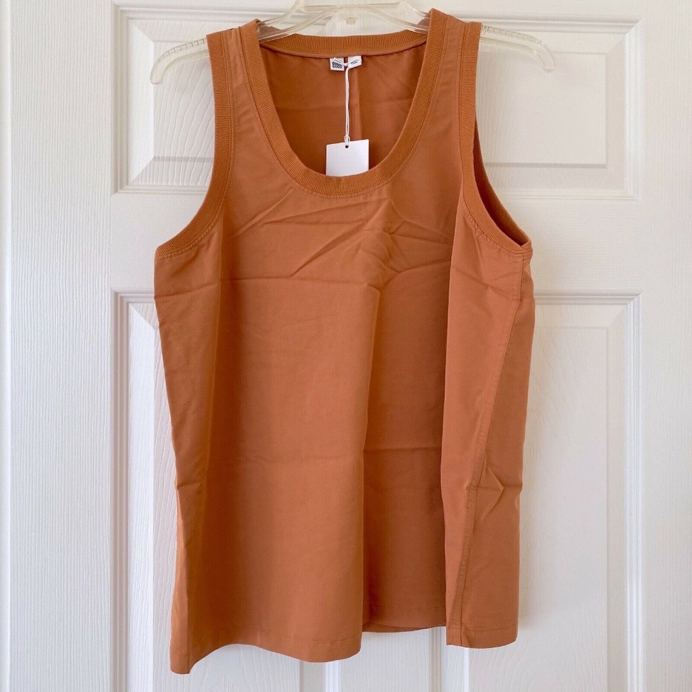 Uniqlo x Christophe Lemaire U Sleeveless Blouse - Rayon Shirt Tank Top